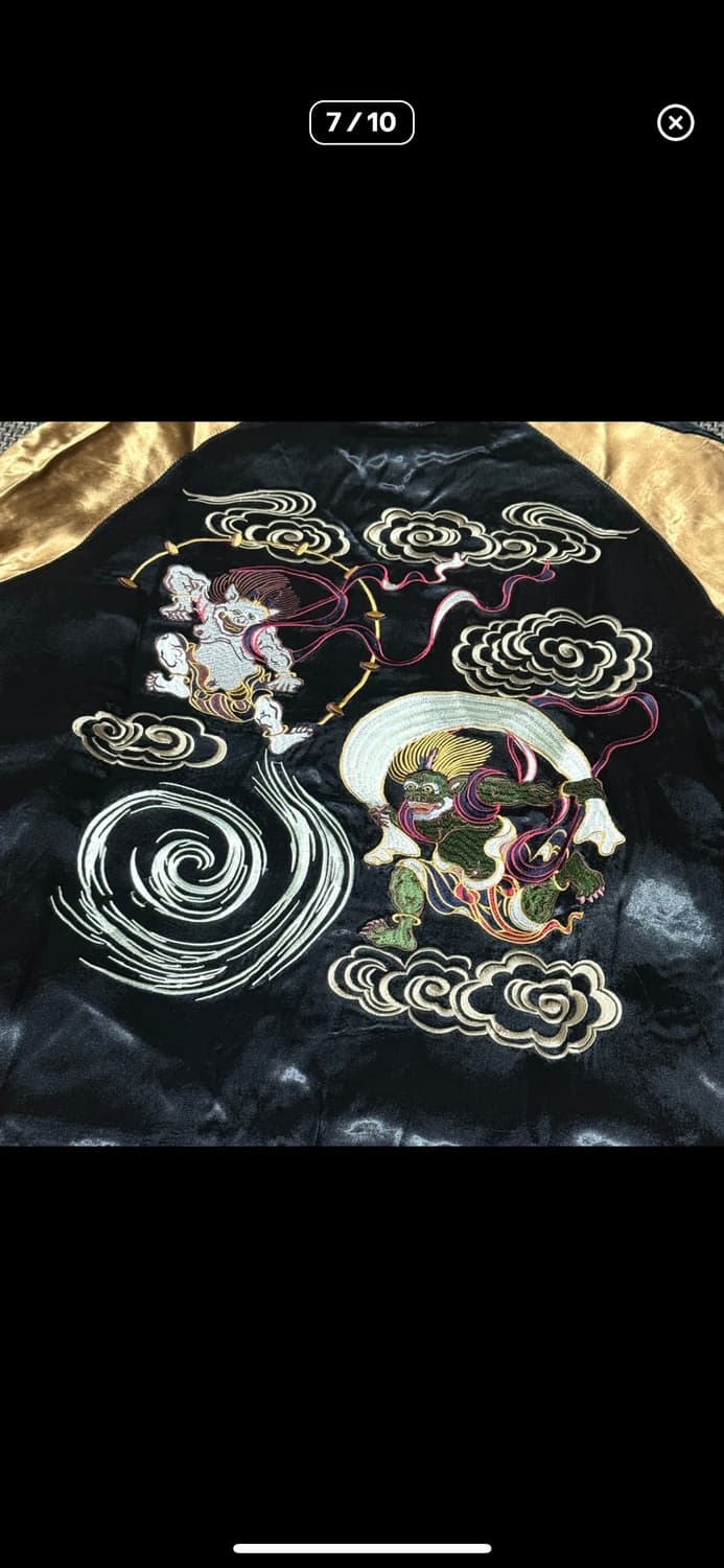 스크립트 풍신 뇌신 리버시블 스카쟌 상품이미지7