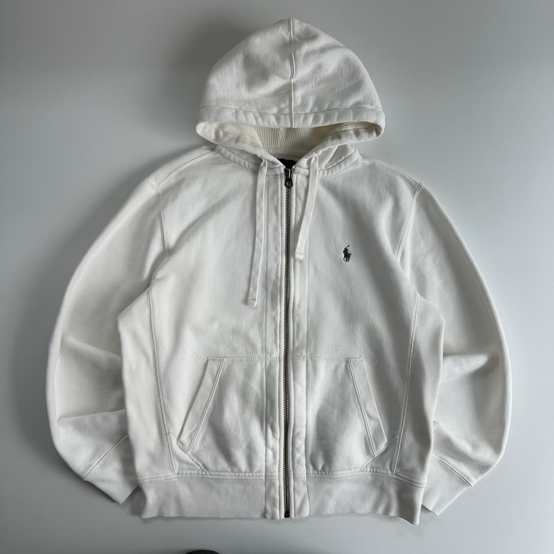 Polo 폴로 랄프로렌 00‘s 화이트 써멀 후드자켓 상품이미지4