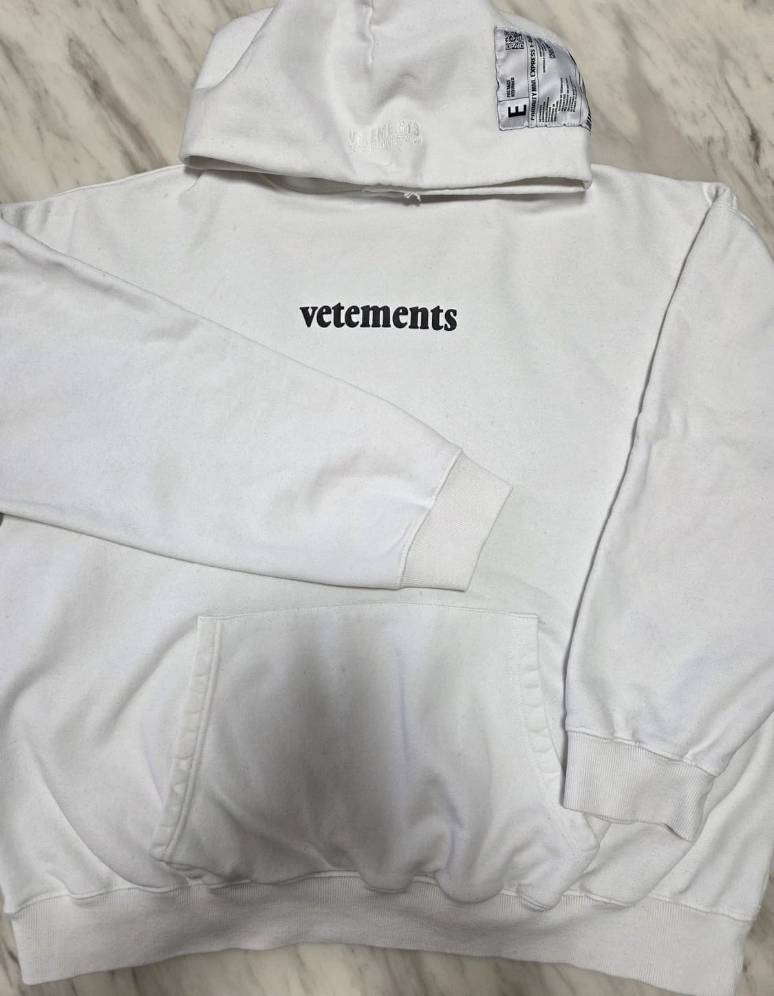 베트멍 바코드 패치 후드티 상품이미지1