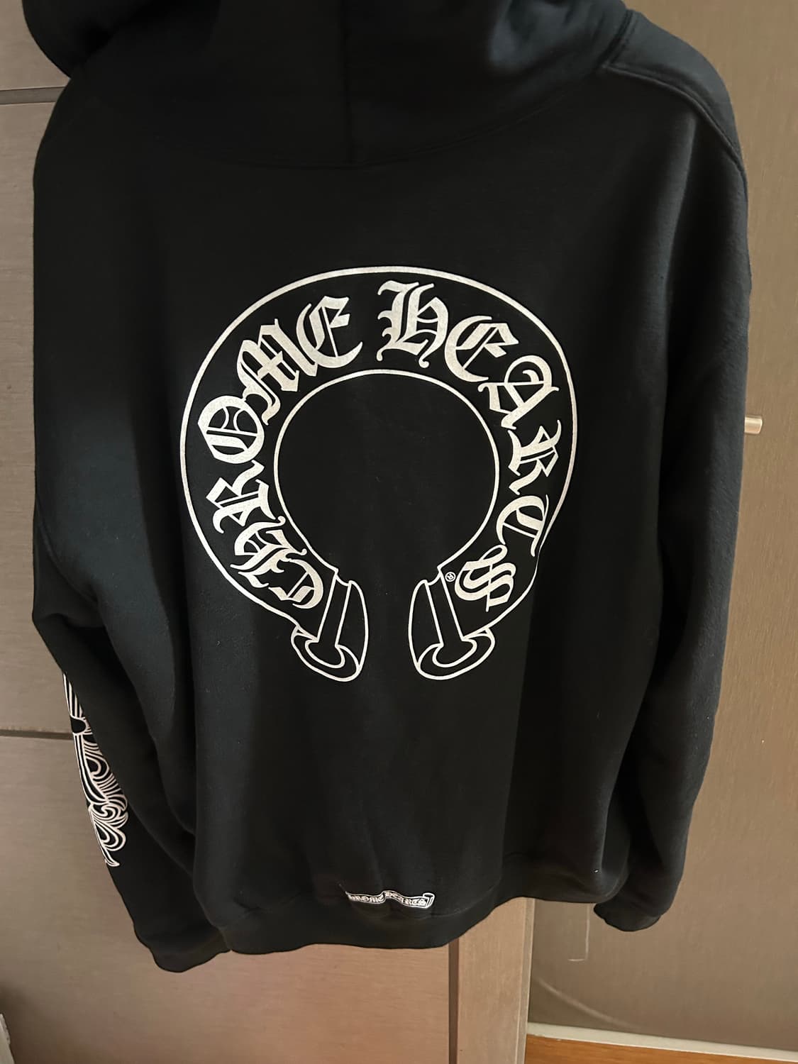 [L] 크롬하츠 홀스슈 플로랄 헤비웨이트 후드집업 상품이미지2