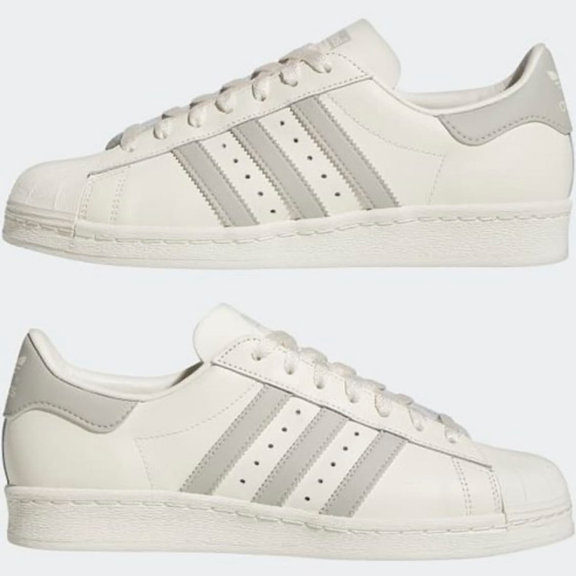 Adidas 슈퍼스타 82 클라우드 화이트 메탈 그레이 220 상품이미지2