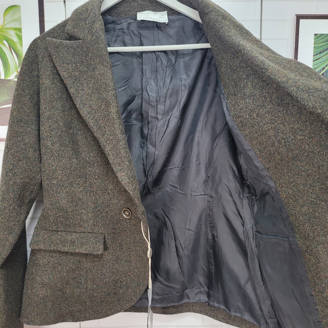 DUSAN 두산 울100% made in Italy 정장 자켓 재킷 M 상품이미지5