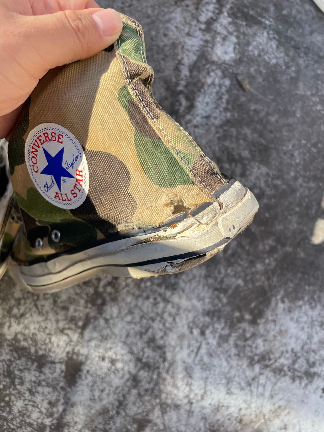 80s 빈티지 컨버스 83카모 오리지널 상품이미지7