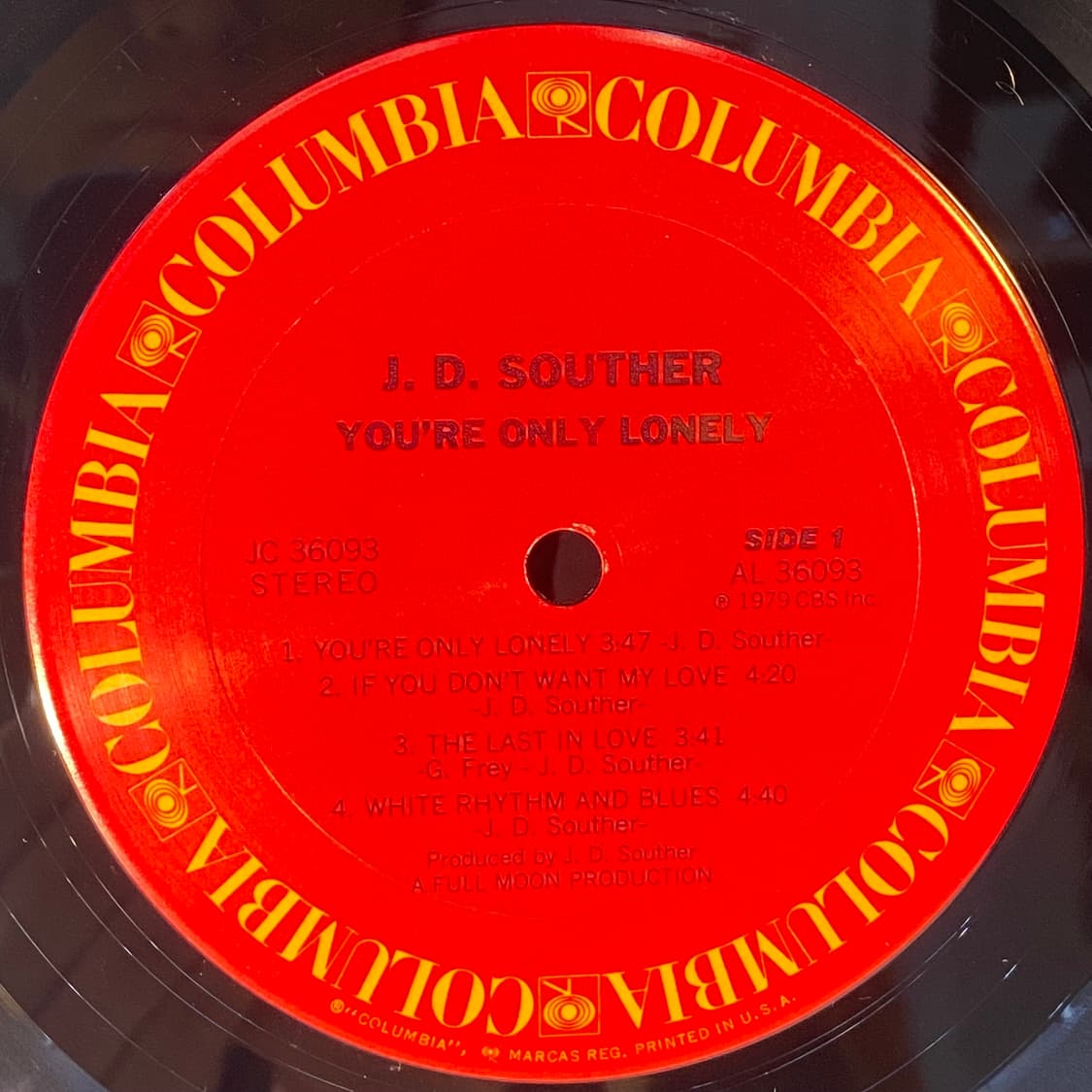 (중고LP-팝록) J.D. Souther -You're Only 상품이미지4