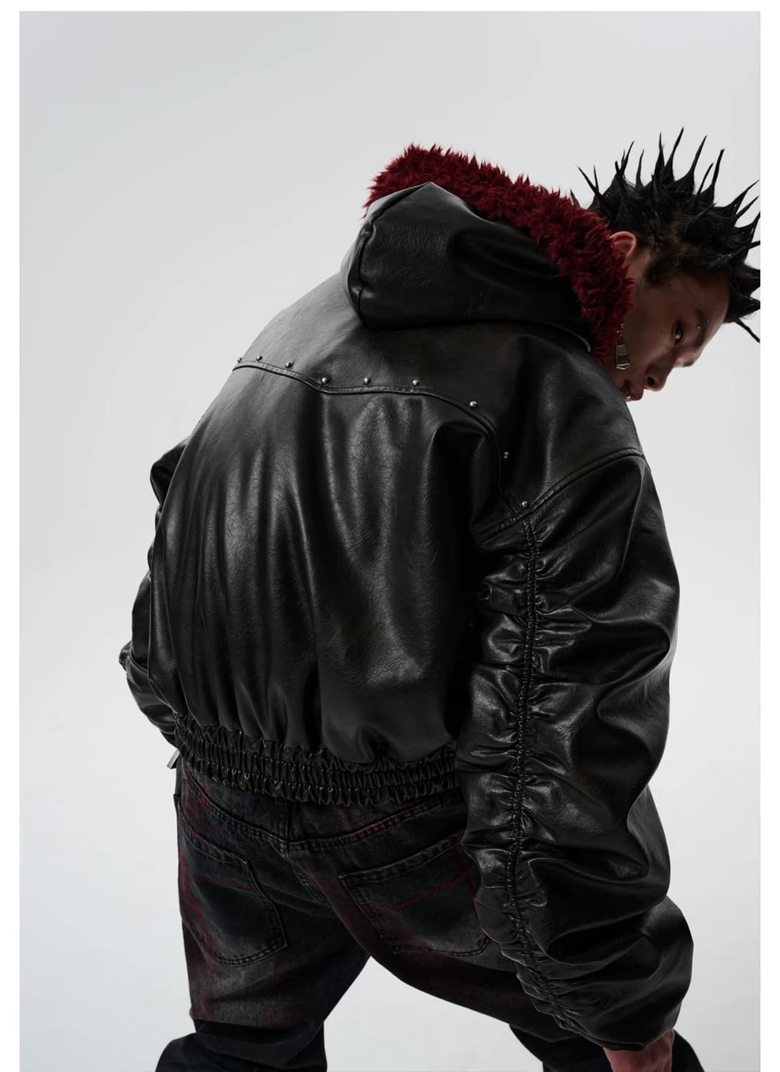 Armored Embroidery Stud Bomber 상품이미지4