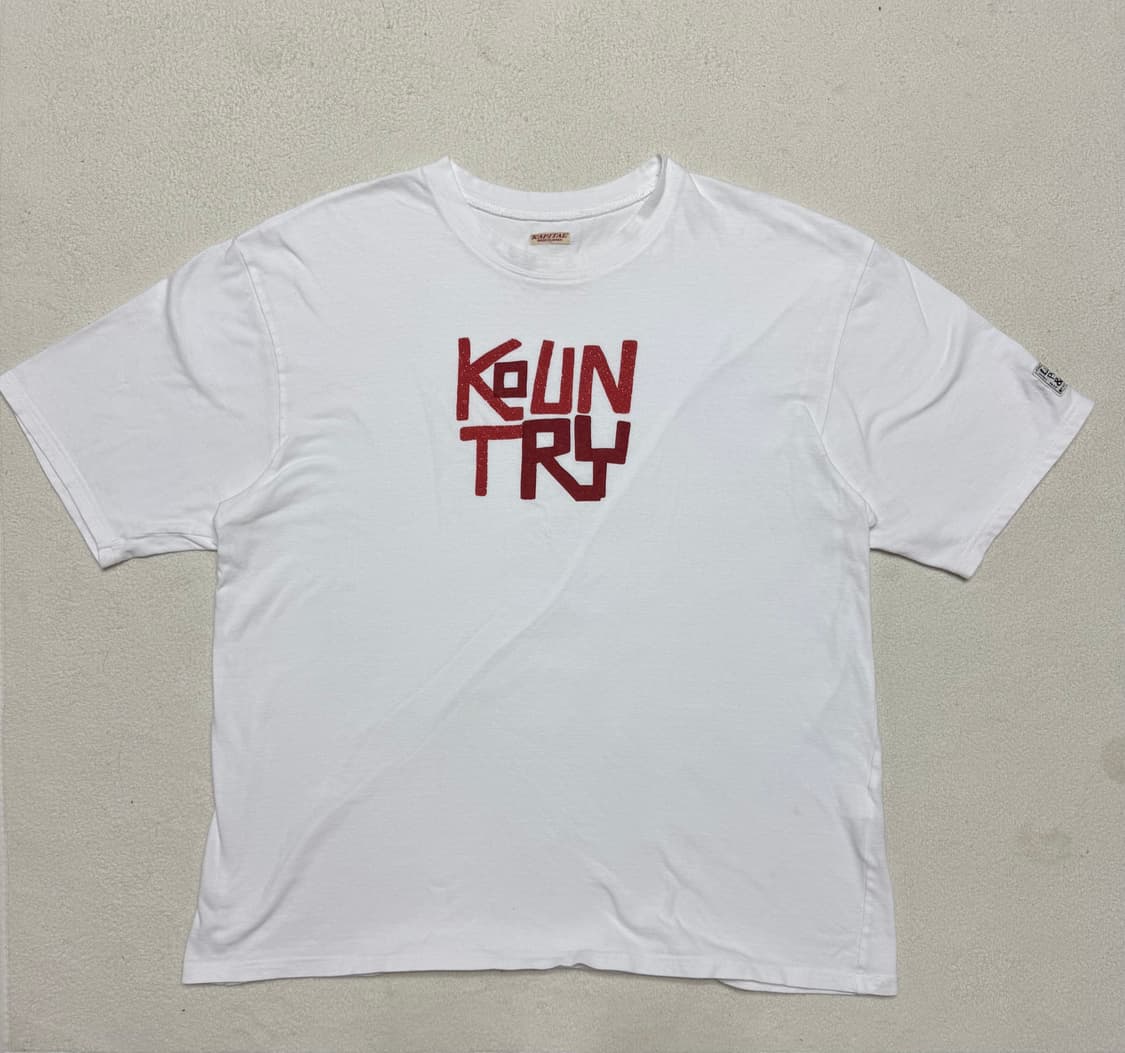 캐피탈 루키 크루 티셔츠 컨트리 패치 레드 XL 상품이미지1