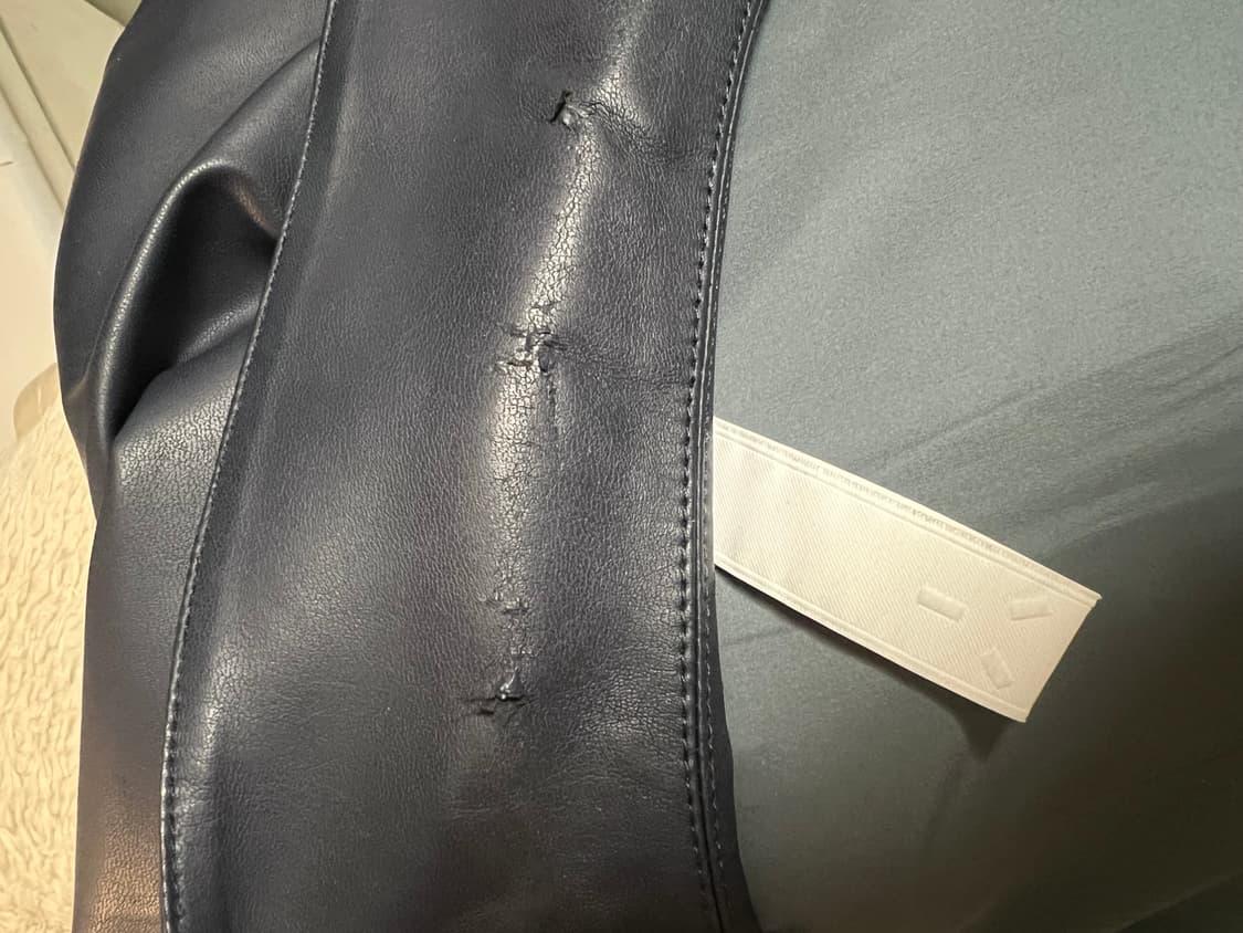 A.A Spectrum 코스티드 블루종 미드나이트 블루 가죽 자켓 상품이미지8