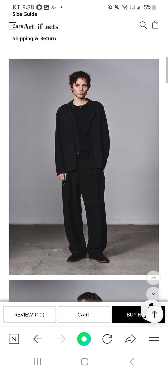 아트이프액츠 울 슬랙스 상품이미지2