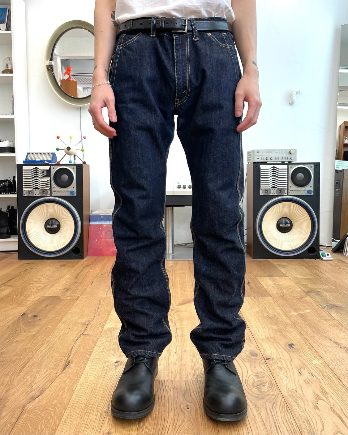 [M] 준야와타나베 리바이스 데님 팬츠 상품이미지3