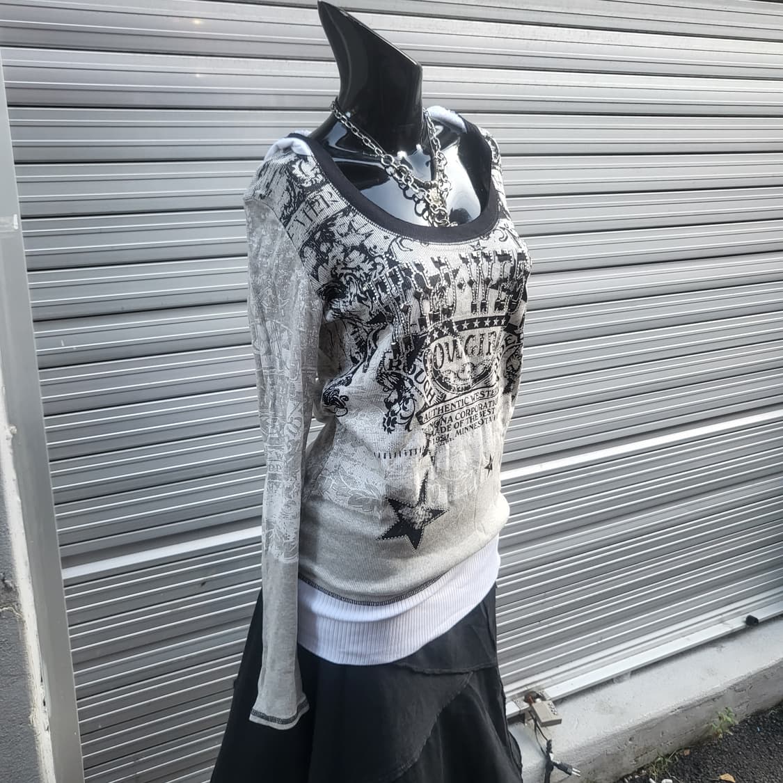 LIBERTALIA Hooded long sleeves  상품이미지1