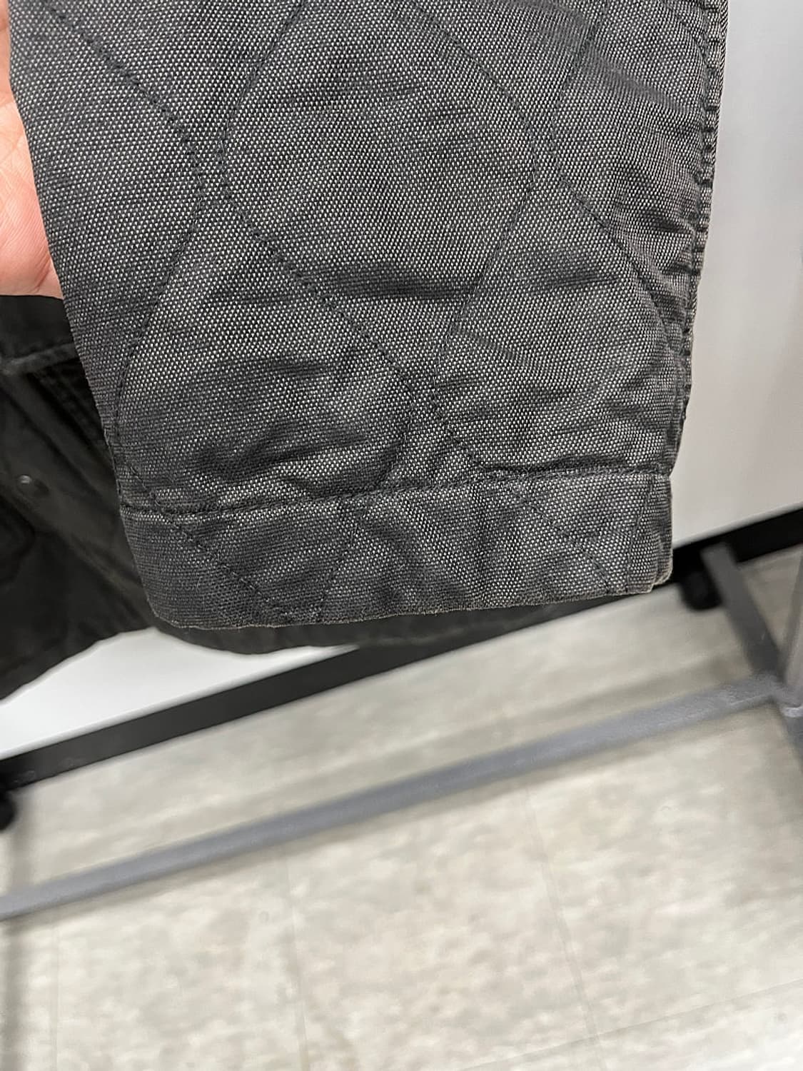 105) 시리즈 피그먼트 퀼팅 코트  상품이미지4