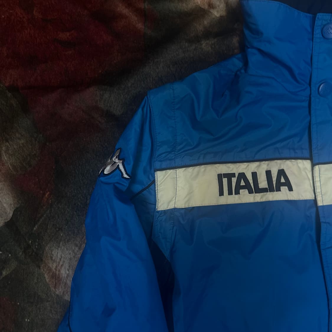 카파 빈티지 올드스쿨 이탈리아 스카이블루바람막이 L 상품이미지2