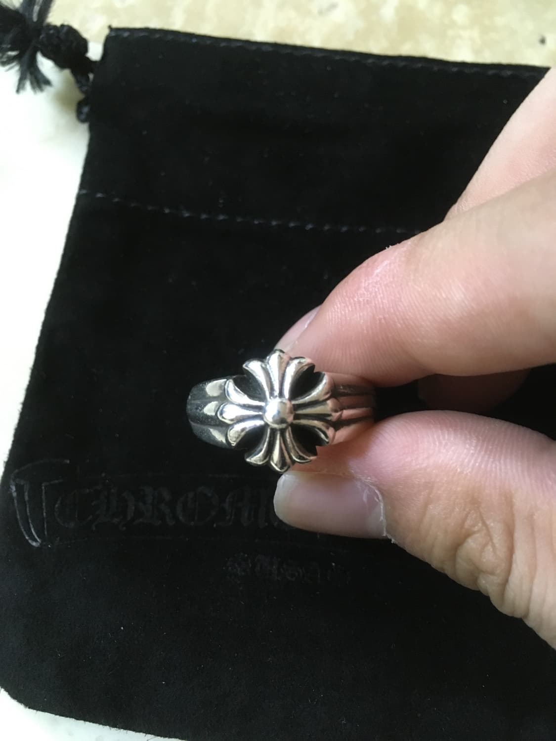 크롬하츠 ch플러스 컷아웃 링 21호 상품이미지1