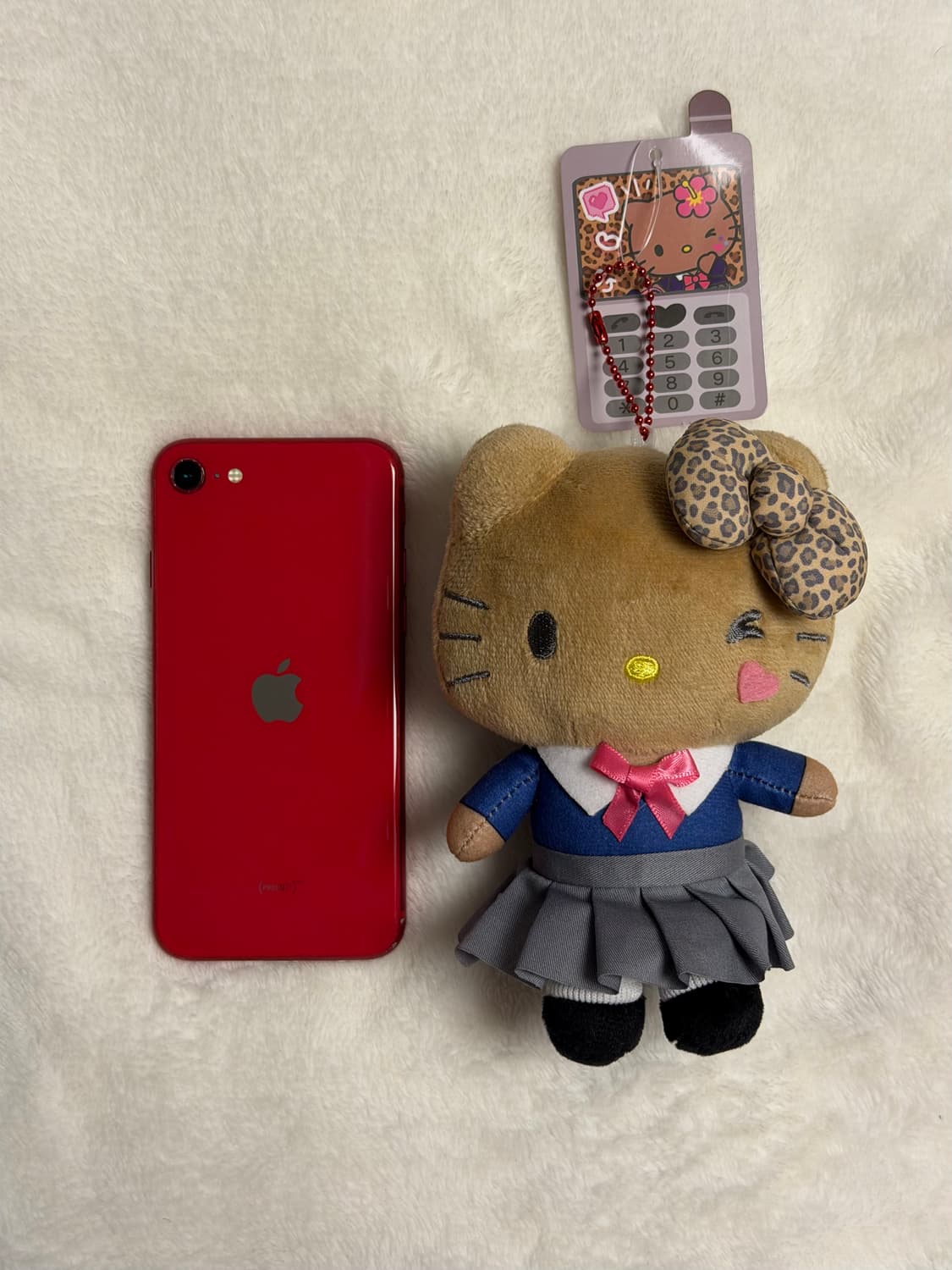 키티 태닝 호피 갸루 교복 키링 인형 상품이미지1