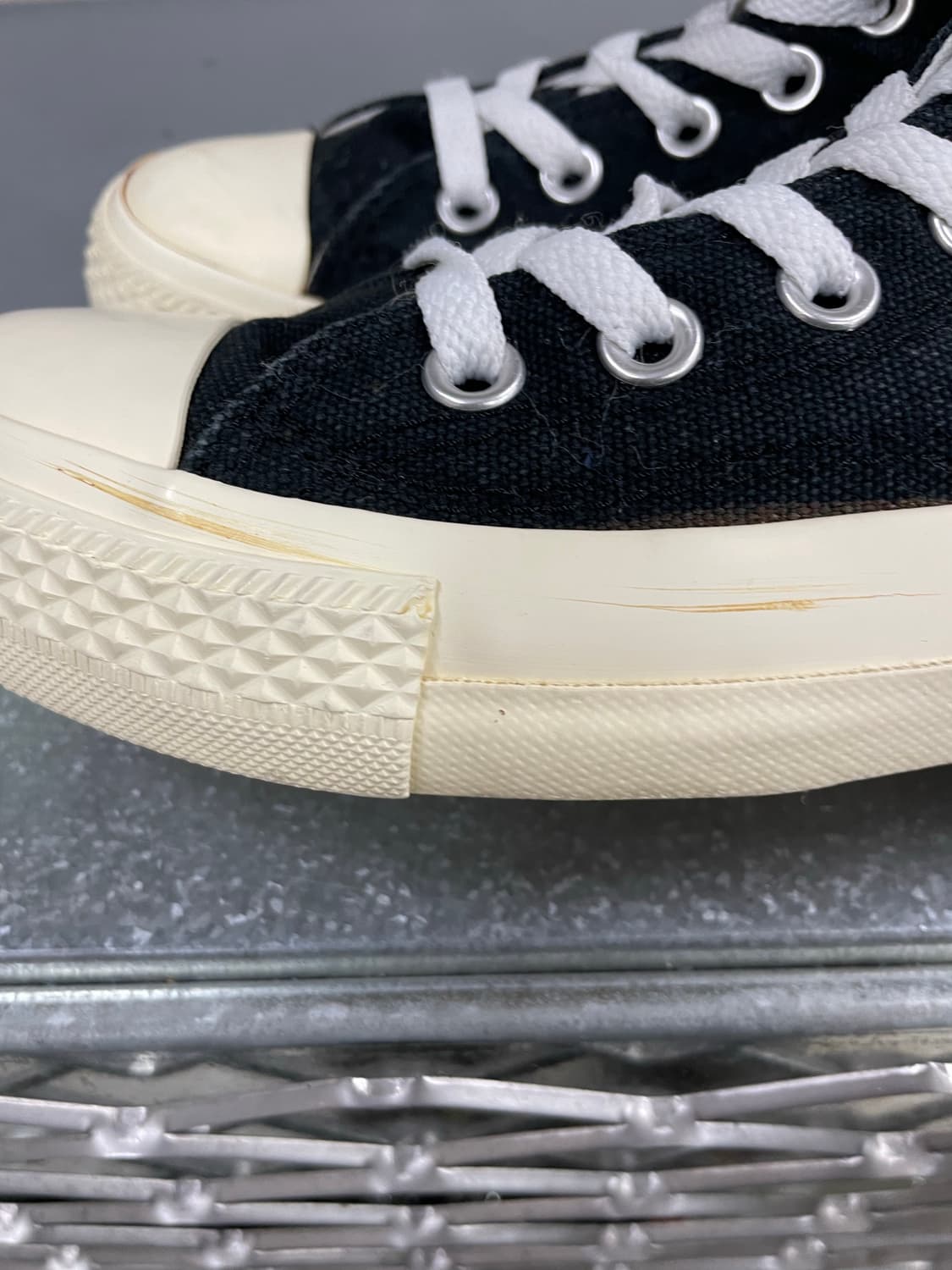 꼼데가르송 X 컨버스 하이 블랙 235 (gr-4354) 상품이미지7