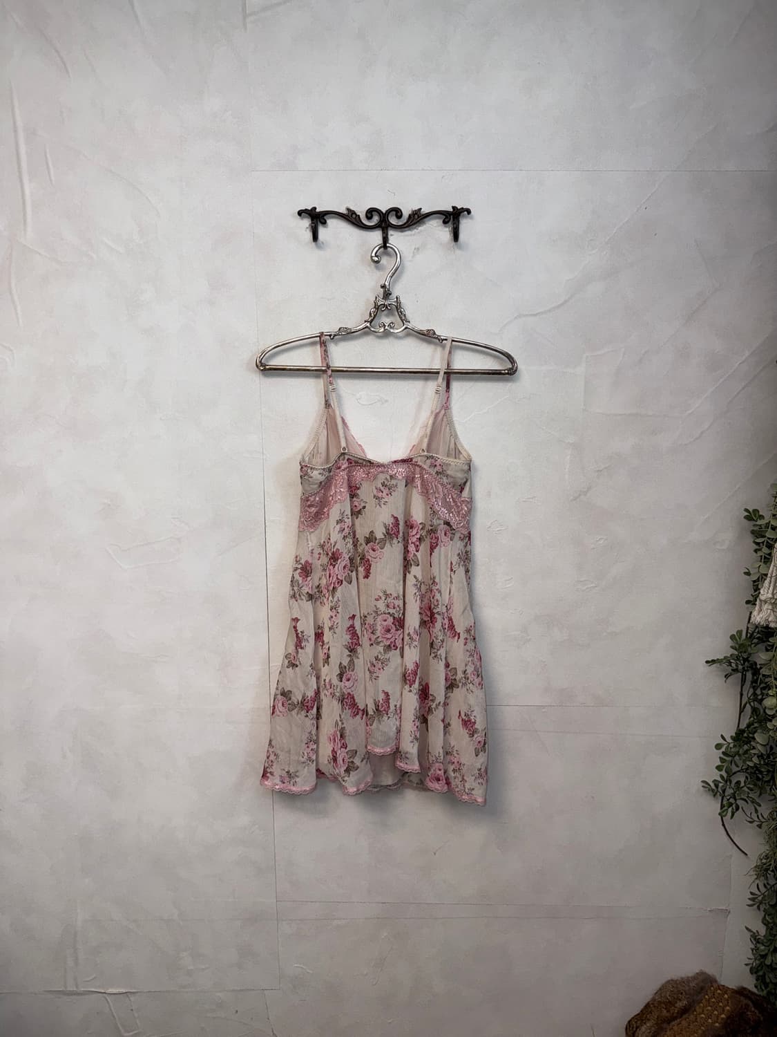 Eblin pink rose fairy lace slip ops 상품이미지4