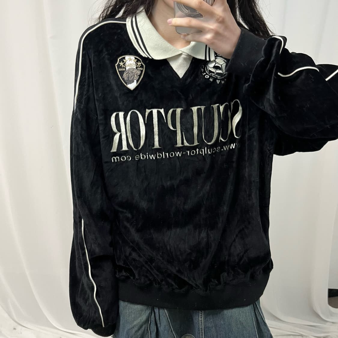 Sculptor velour soccer jersey 상품이미지3