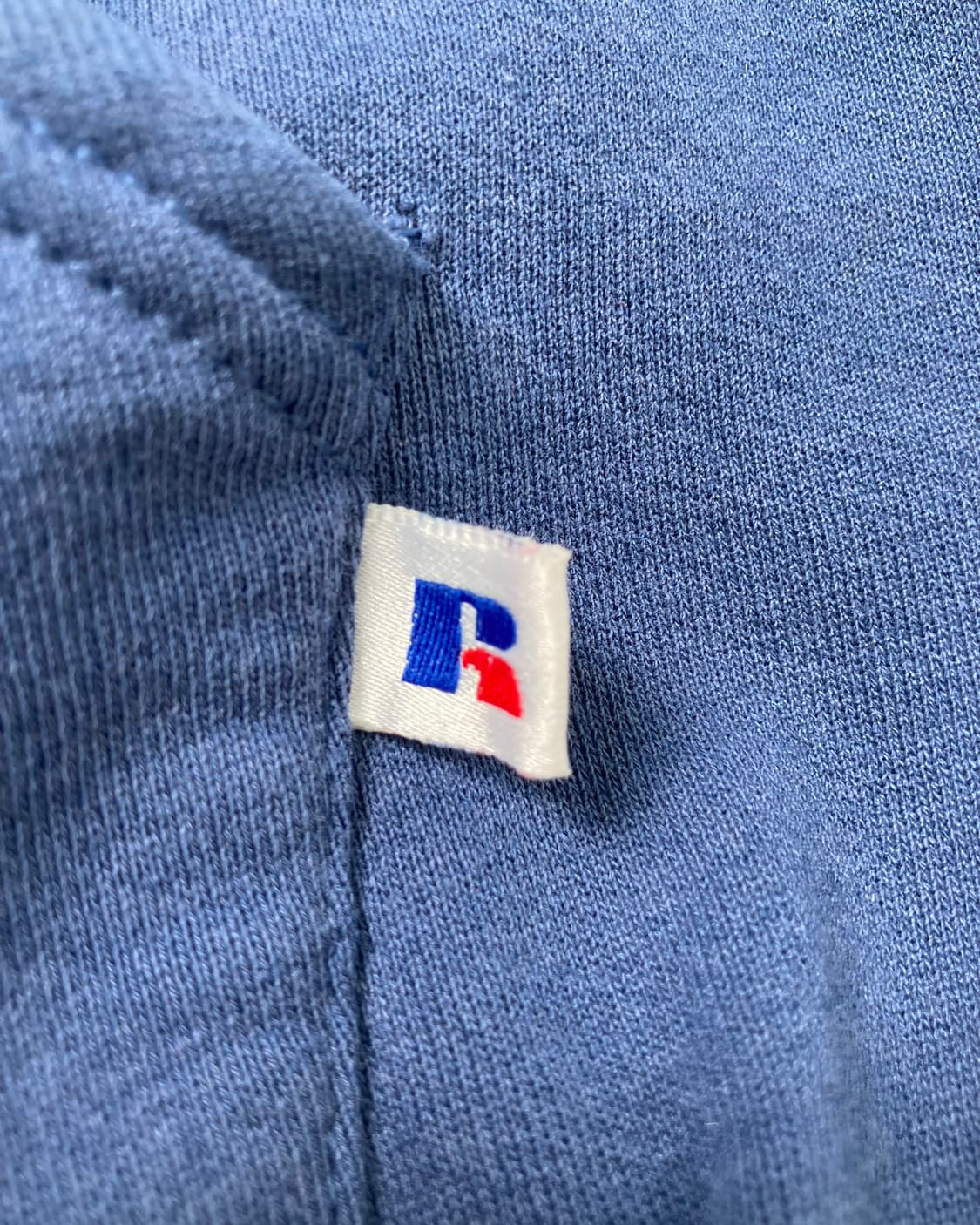 90s Russell Zip Up Hoodie (slate blue) 상품이미지5