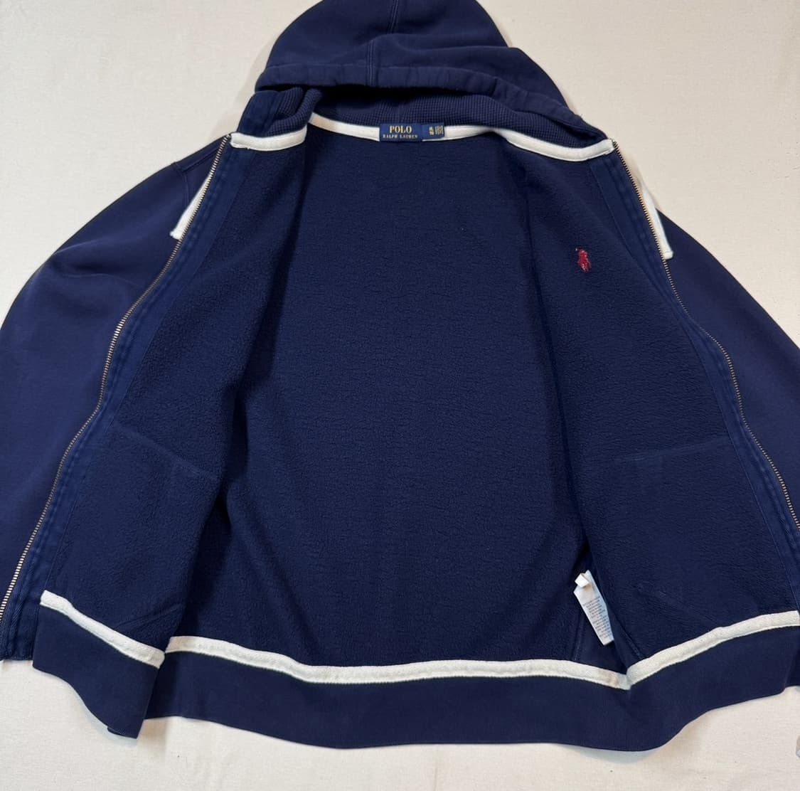 XL) 폴로 랄프로렌 두산 써멀 후드집업 네이비 상품이미지4