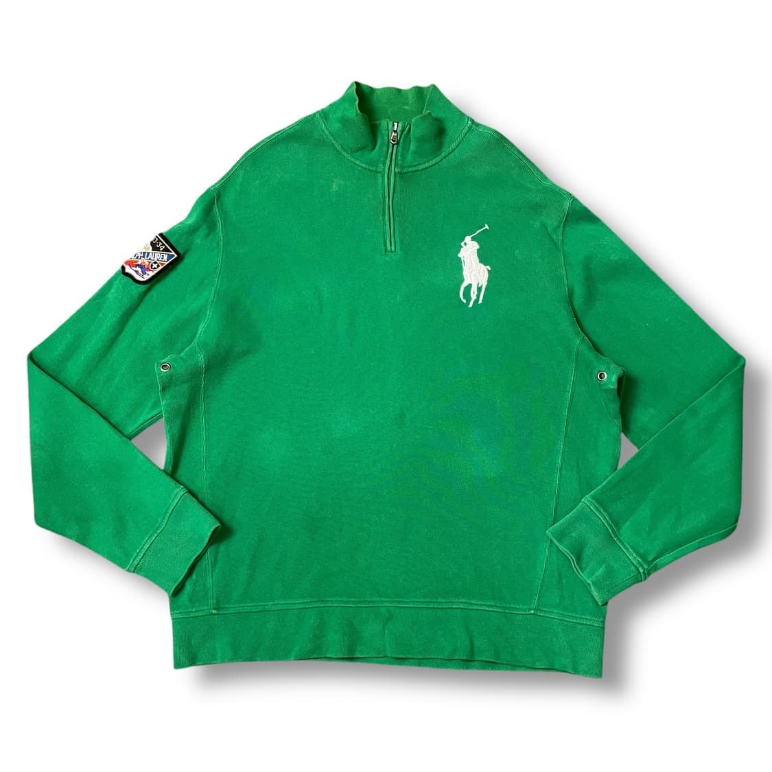 폴로 랄프로렌 그린 반집업 니트 XL 상품이미지1