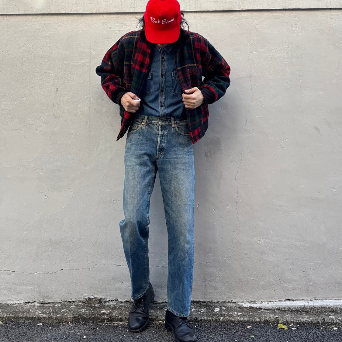 일본 할리우즈 런치 마켓 셀비지 데님 팬츠 상품이미지3