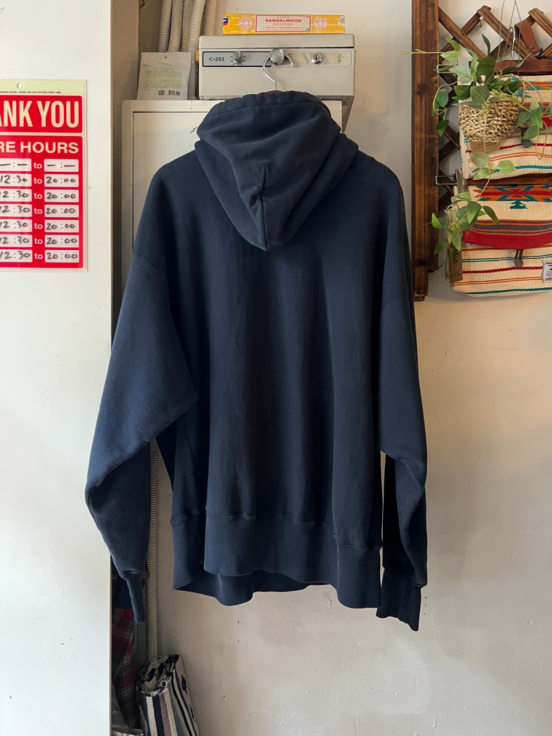 [2XL]90's 챔피온 리버스위브 위스콘신 의과대학 후드 티셔츠 상품이미지6