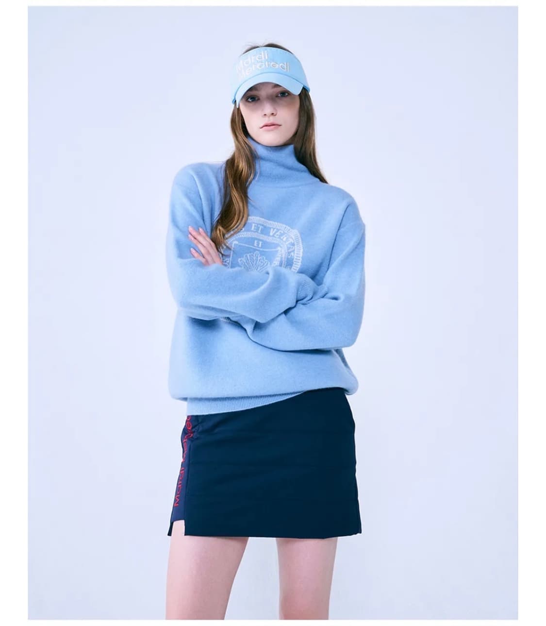 새상품) 마르디 메크르디 악티프 패디드 미니스커트 S 상품이미지2