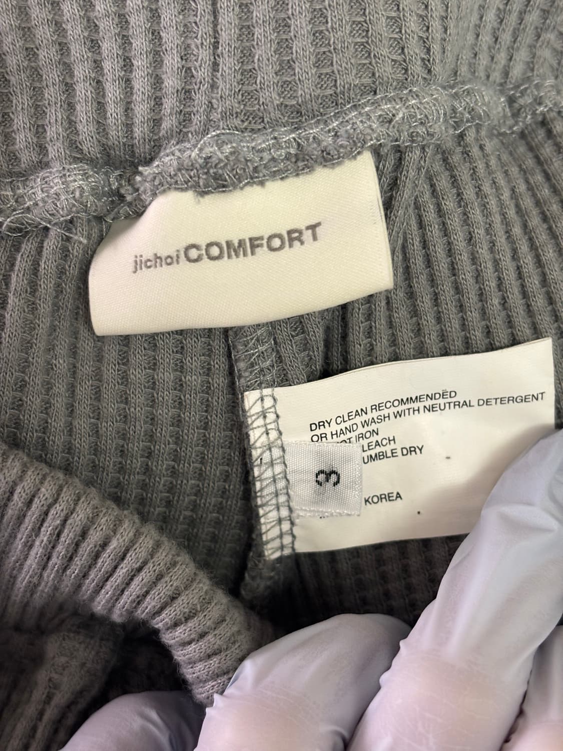 jichoiCOMFORT 24-001 WAFFLE STRAP PANTS 상품이미지7