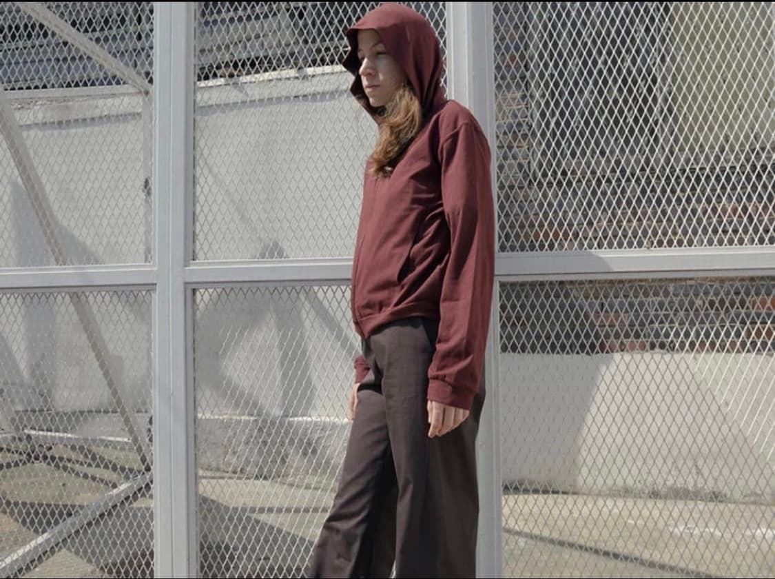 머듈 라운지 후드집업 버건디 [3] 상품이미지1