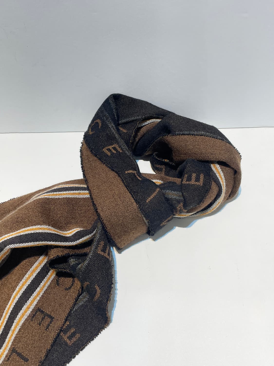 셀린느 배색 울 목도리 A1428 상품이미지2