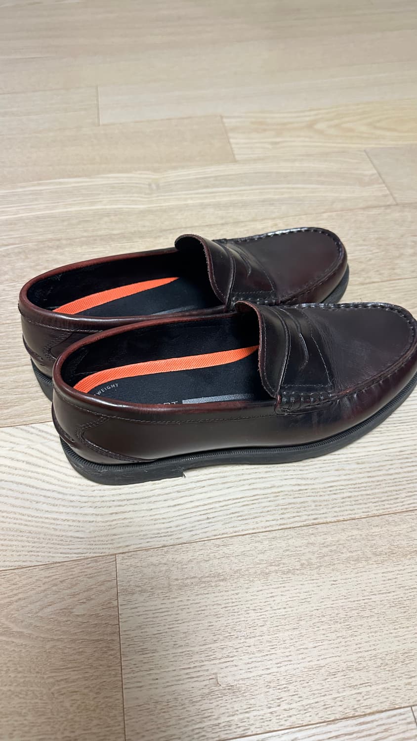 락포트 모던프렙 페니 로퍼 6.5w(245와이드) 버건디  상품이미지4