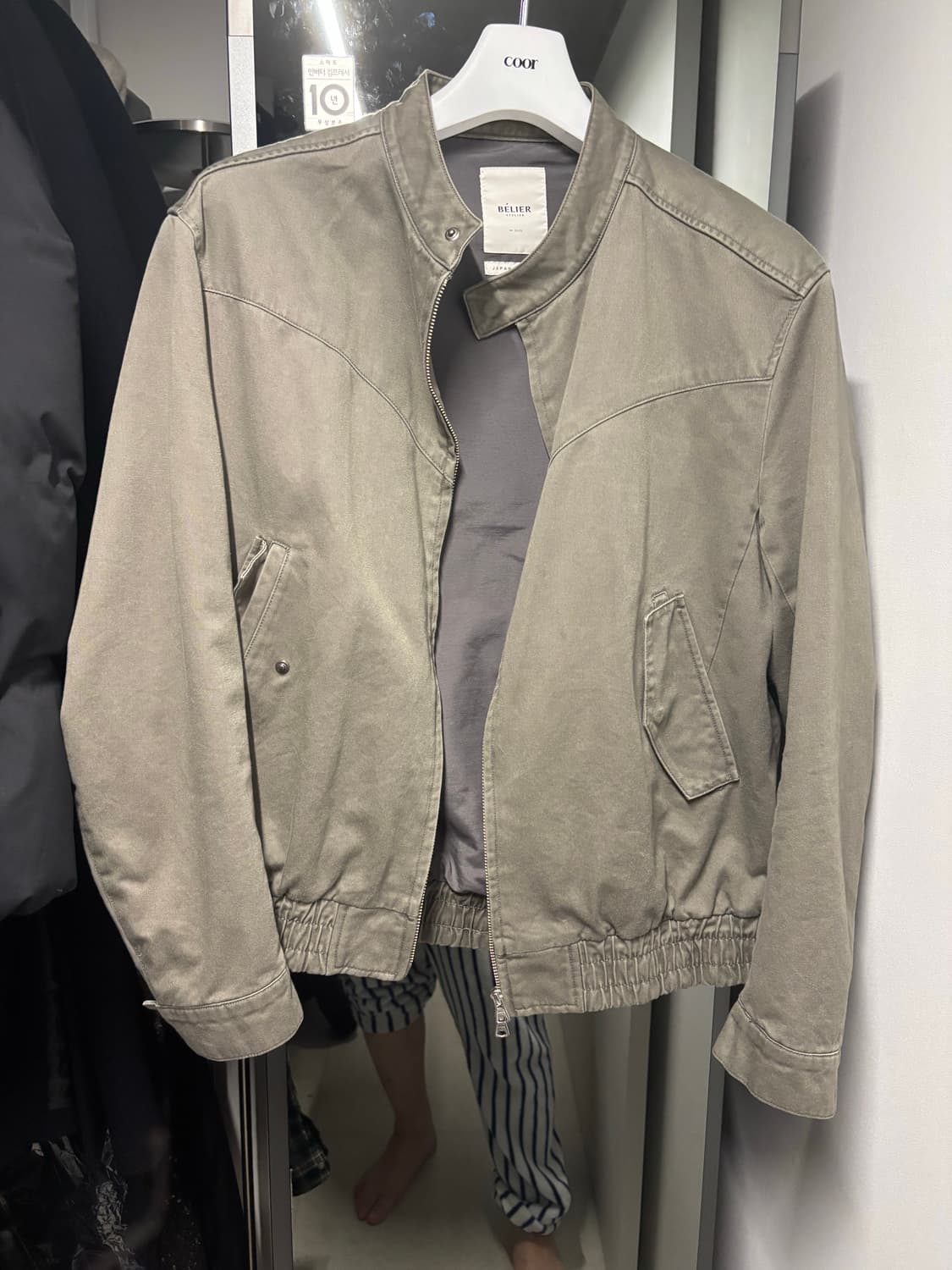 벨리에 세리프 해링턴 자켓 올리브 M사이즈 상품이미지1