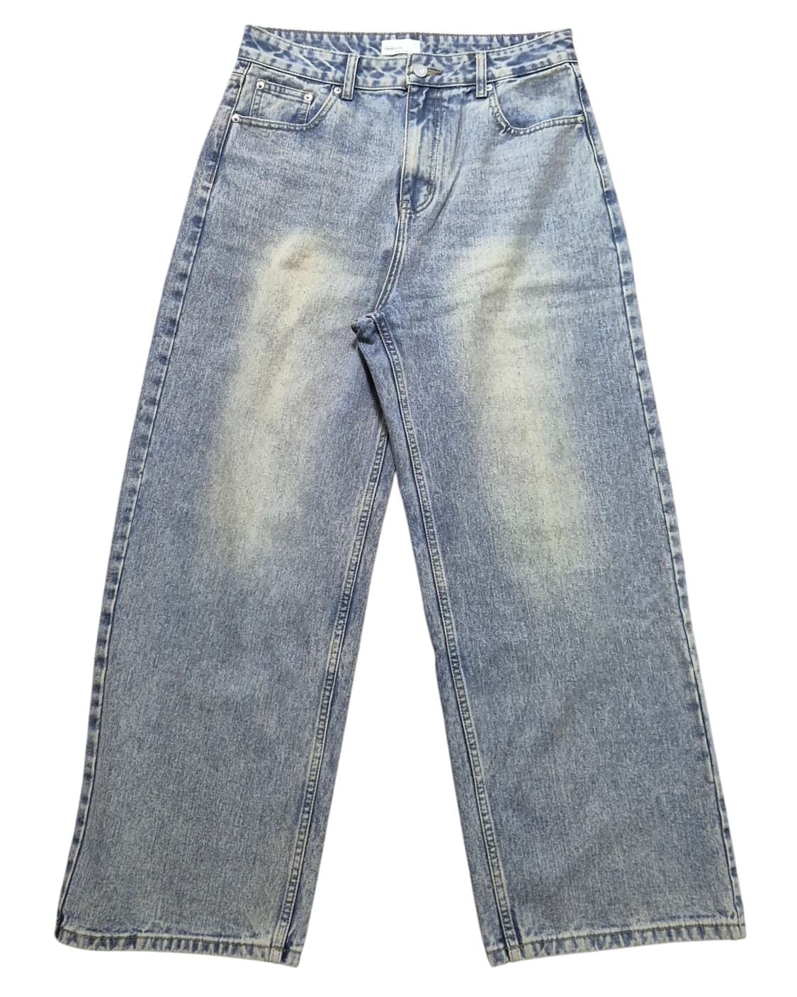 스탠다드에러 빈티지워싱 와이드팬츠 M 빈티지블리치 상품이미지1