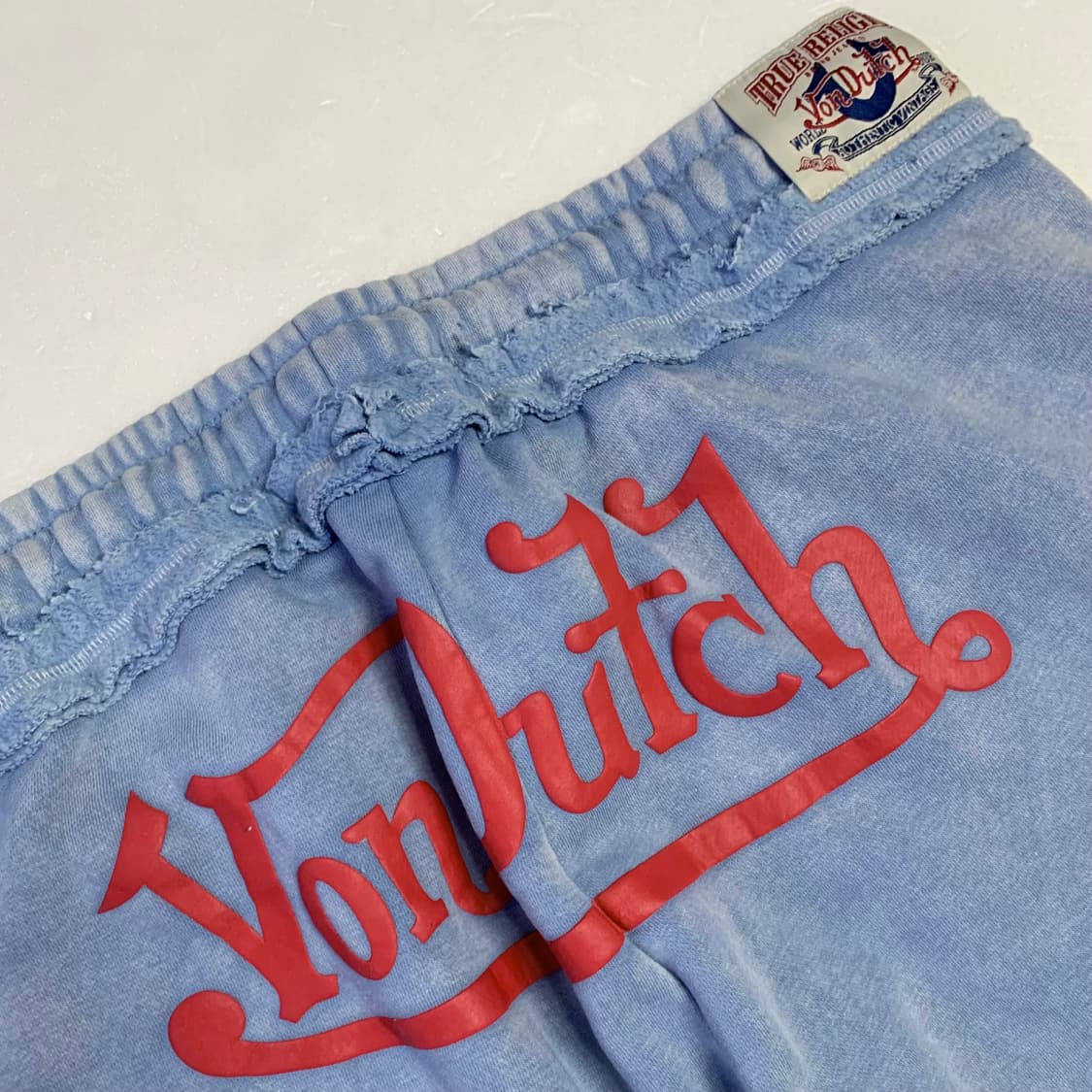 트루 릴리젼 X 본더치 워시드 와이드 스웻팬츠 상품이미지8