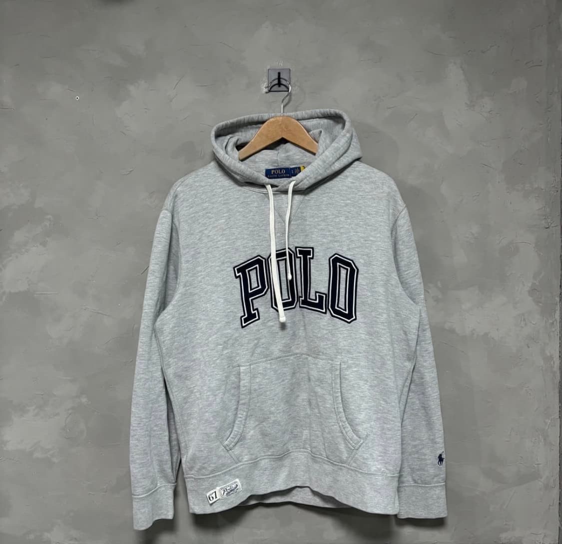 폴로 아플리케 후드티 상품이미지2