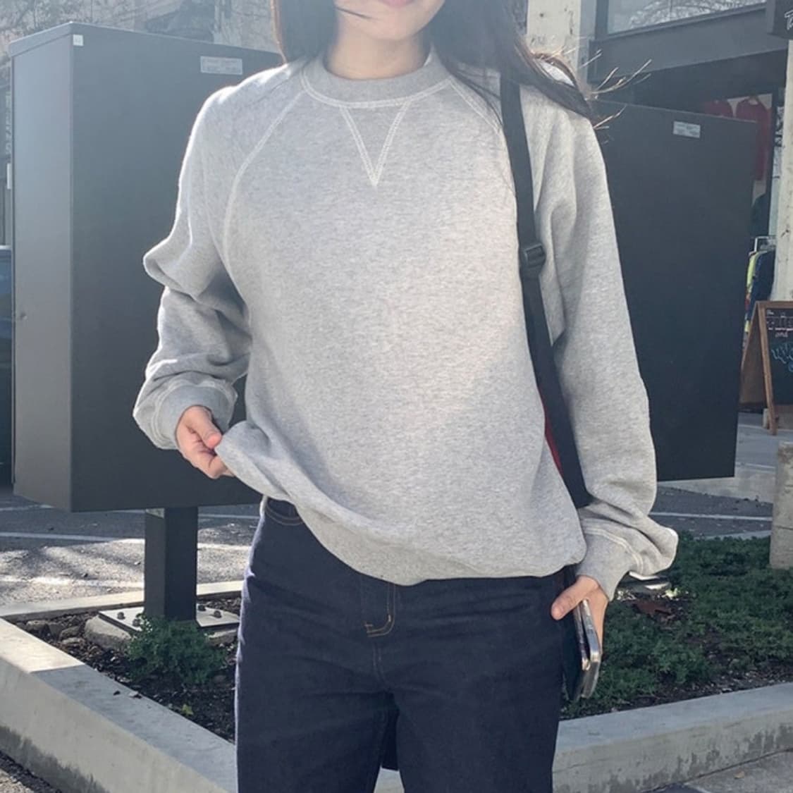 헤이그(Haag) a sweatshirt 프리사이즈 새상품 상품이미지4