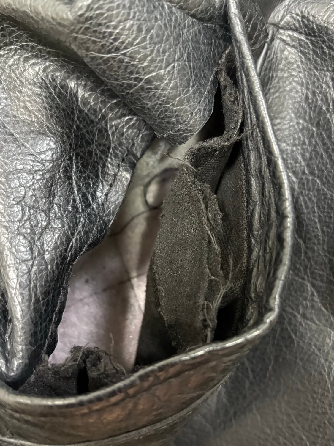 올드갭 리얼 레더 자켓 블랙 상품이미지7