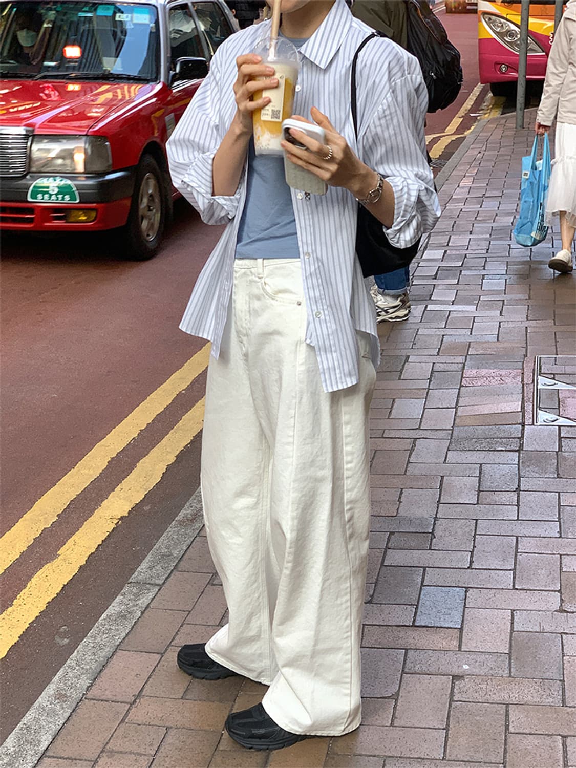 크렘므 cre-me 절개 데님(L) 새상품 상품이미지1