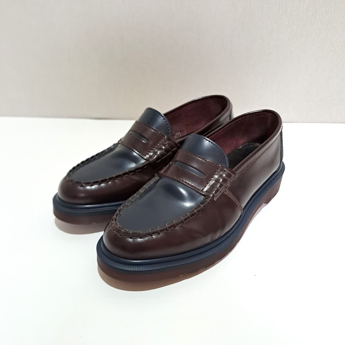 (택포) 닥터마틴 펜톤 버건디 그레이 UK6 B378 상품이미지1