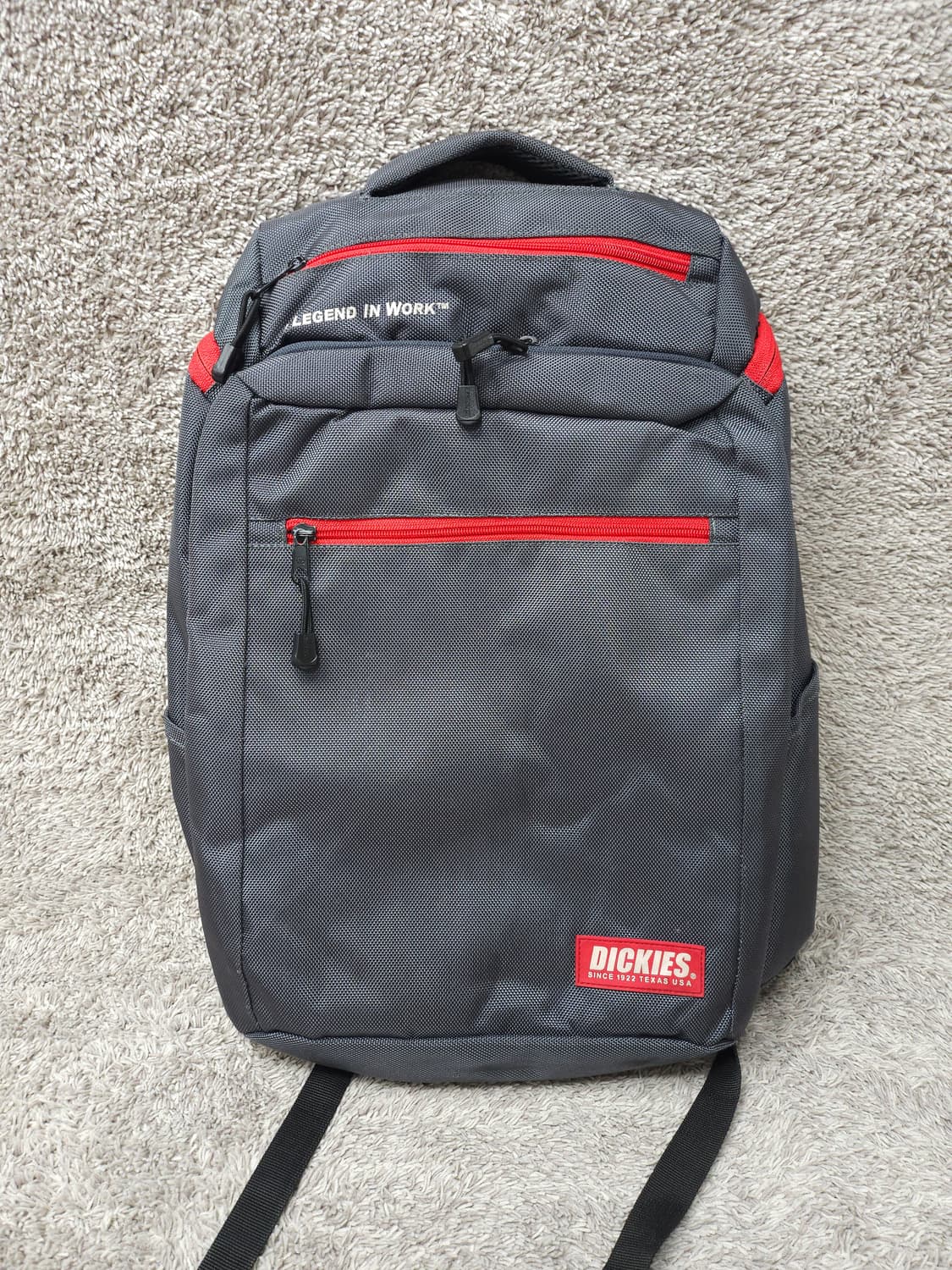디키즈 그레이 레드 포인트 백팩 상품이미지4