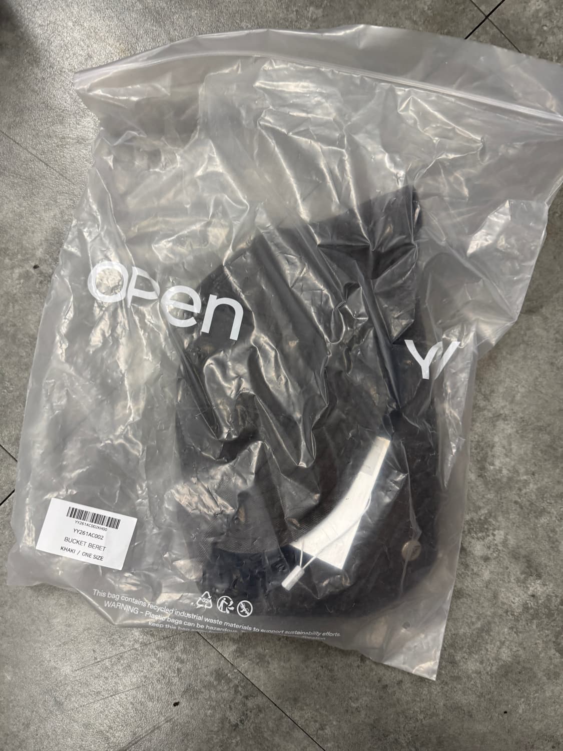오픈yy openyy 버킷 베렛 베레모 카키 미개봉 새제품 바로 배송 상품이미지1