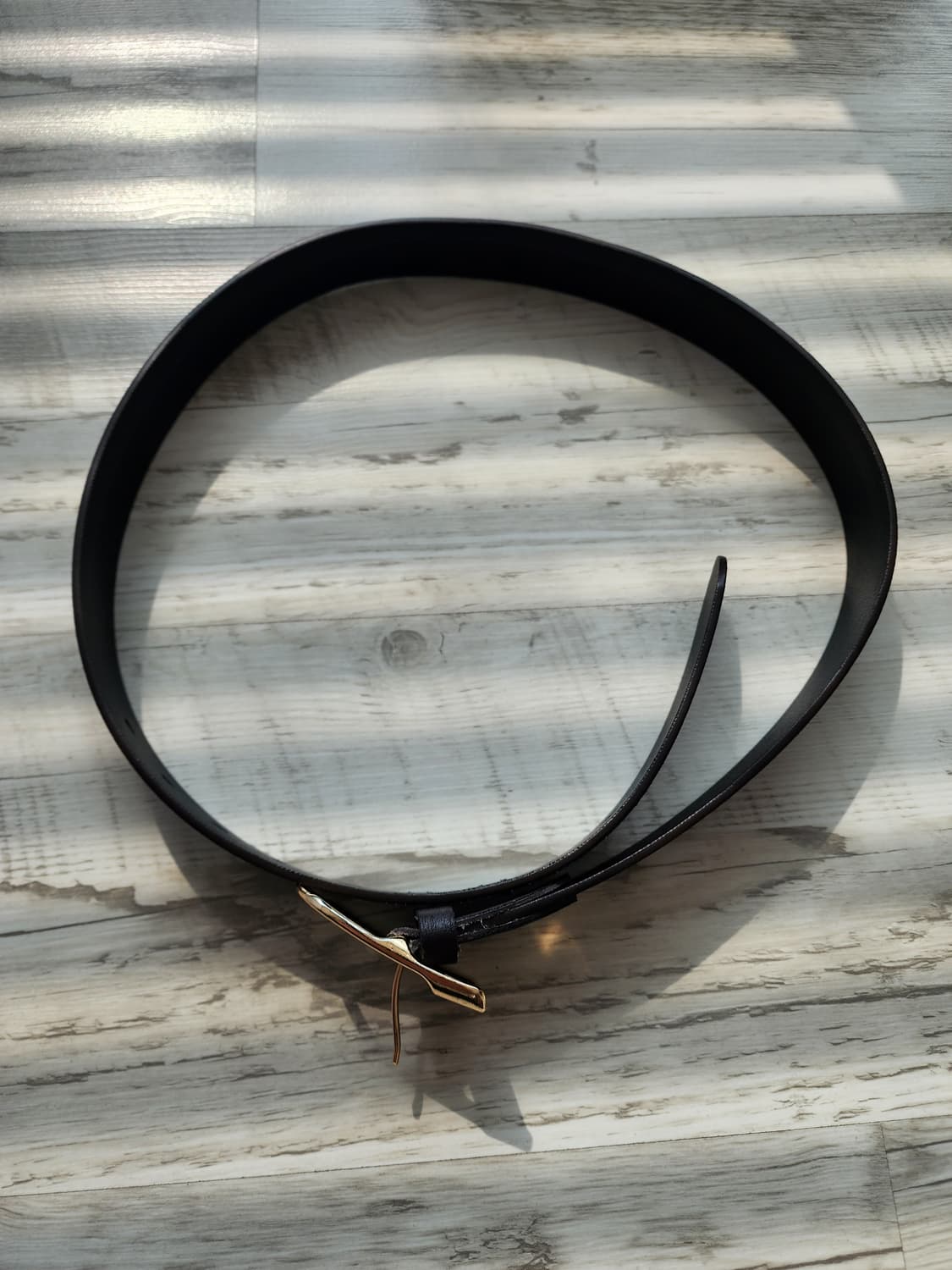 다크 브라운 가죽 벨트 팜. 31~36인치 상품이미지1