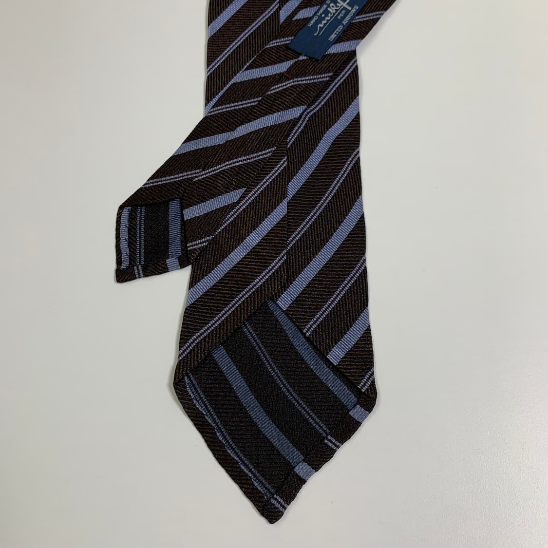 유나이티드 애로우즈 클래식 스트라이프 빈티지넥타이 100실크 A+ 상품이미지5