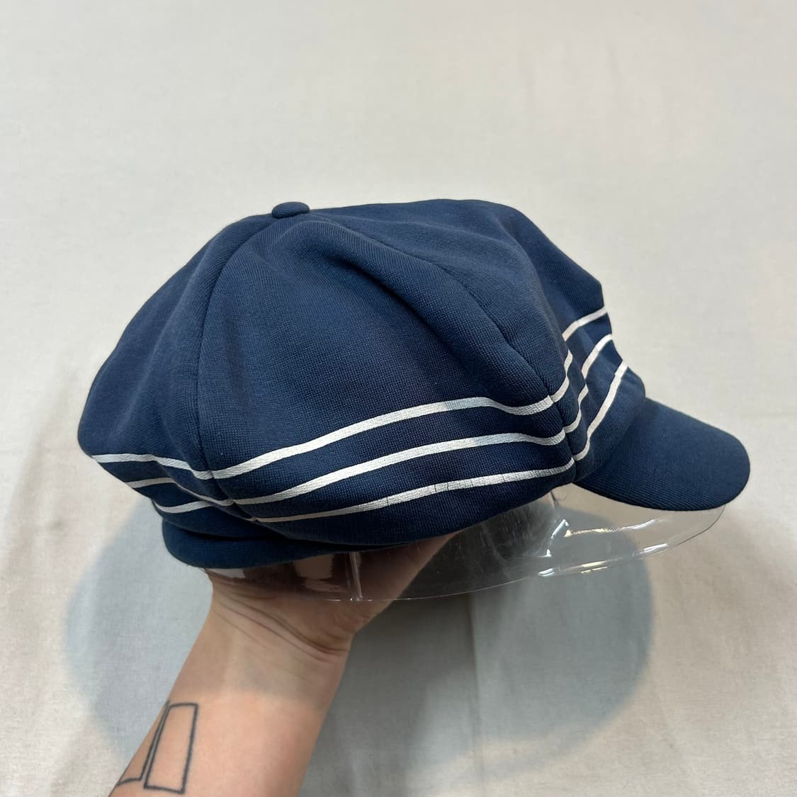 아디다스 빈티지 네이비 캐스킷 캡 모자 상품이미지5