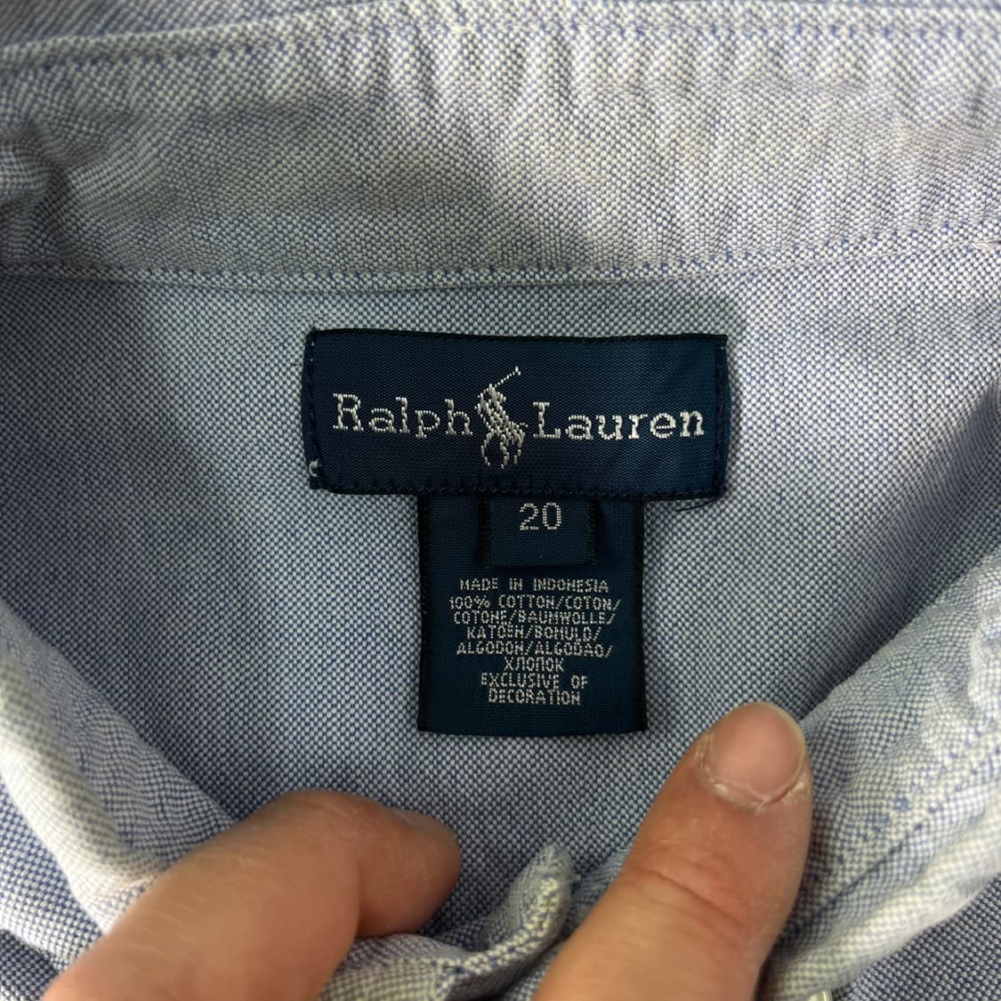 95 폴로랄프로렌 옥스포드 코튼 셔츠 상품이미지4