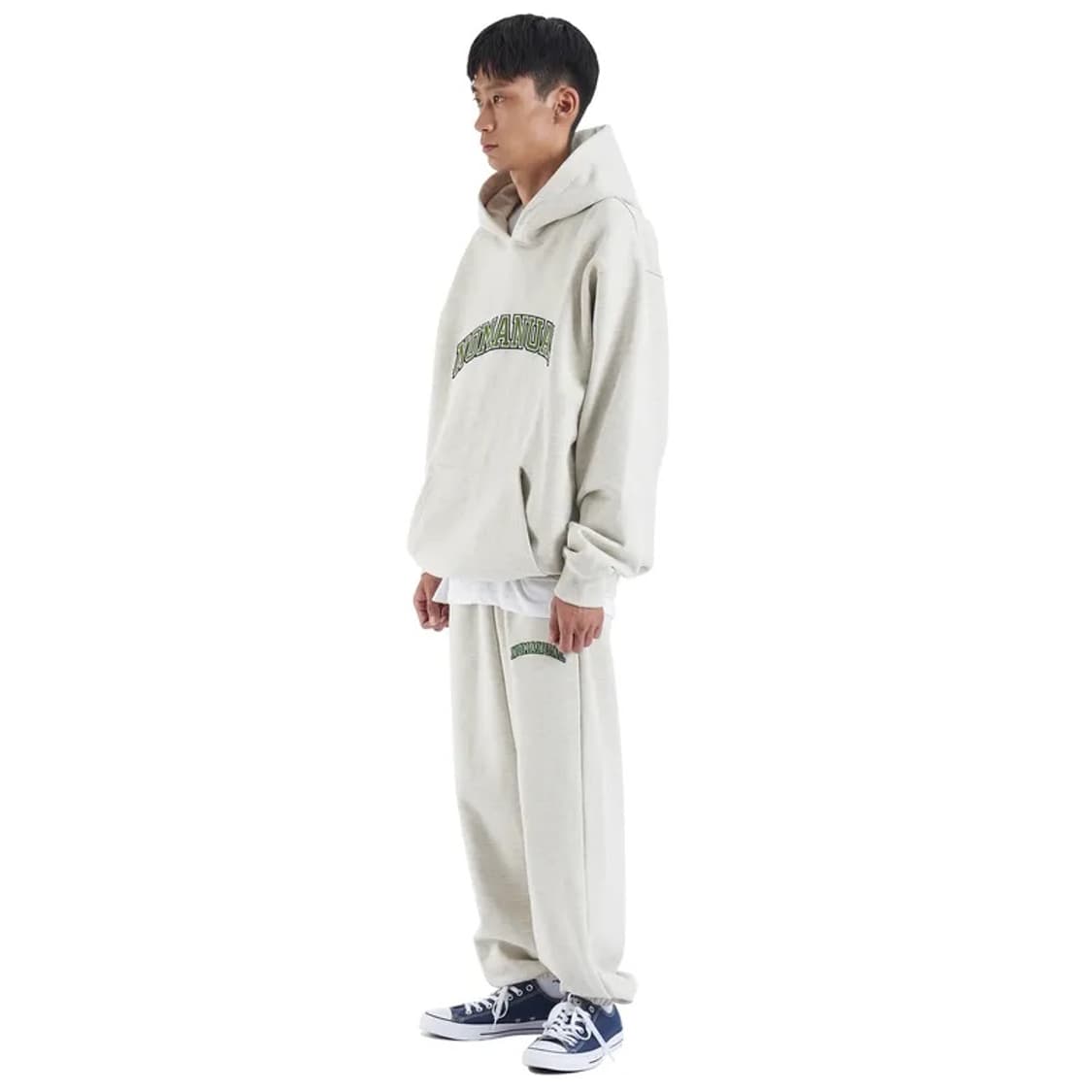 노매뉴얼 3T 아치 로고 스웻팬츠 조거팬츠 오트밀멜란지 L ARCH LO 상품이미지7