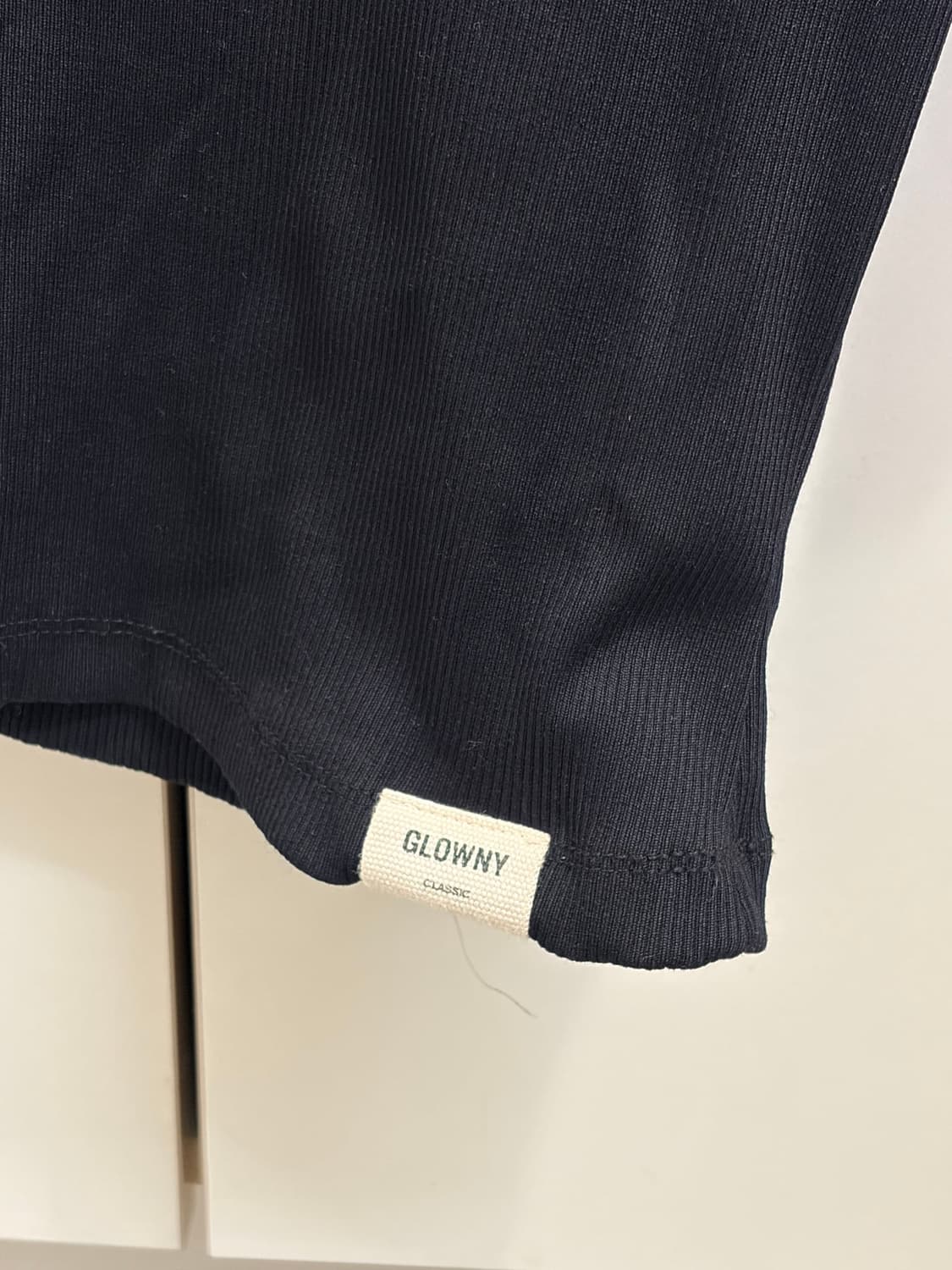 글로니 g classic rib crew neck tee bk 상품이미지2