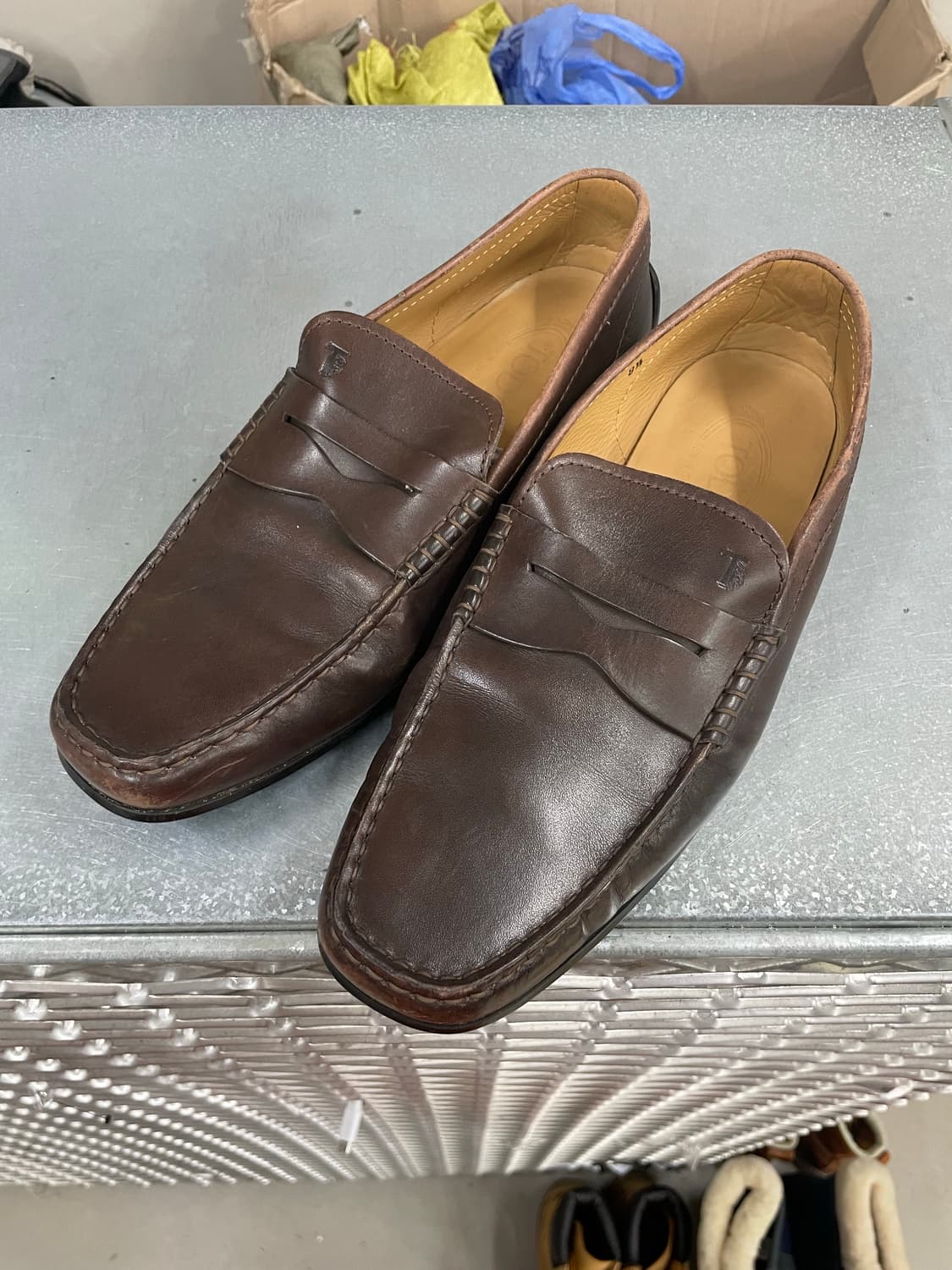 토즈 레더 로퍼 브라운 8.5 (gr-4445) 상품이미지2