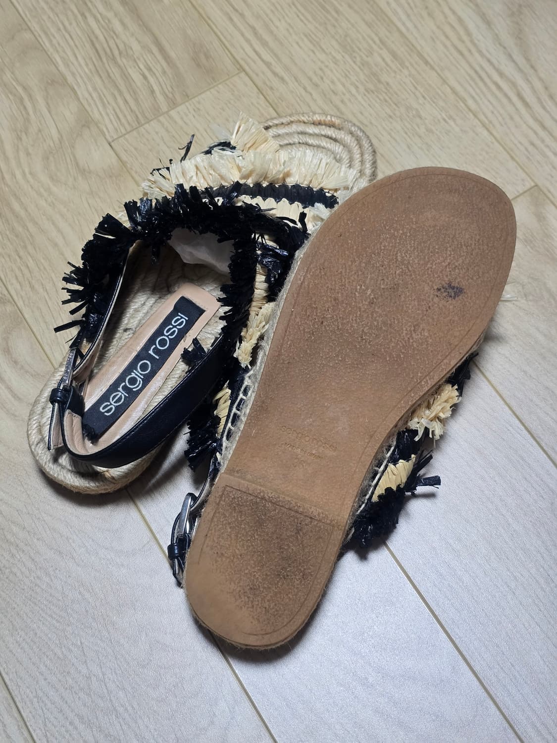 Sergio Rossi 에스파듀 샌들 36 상품이미지5