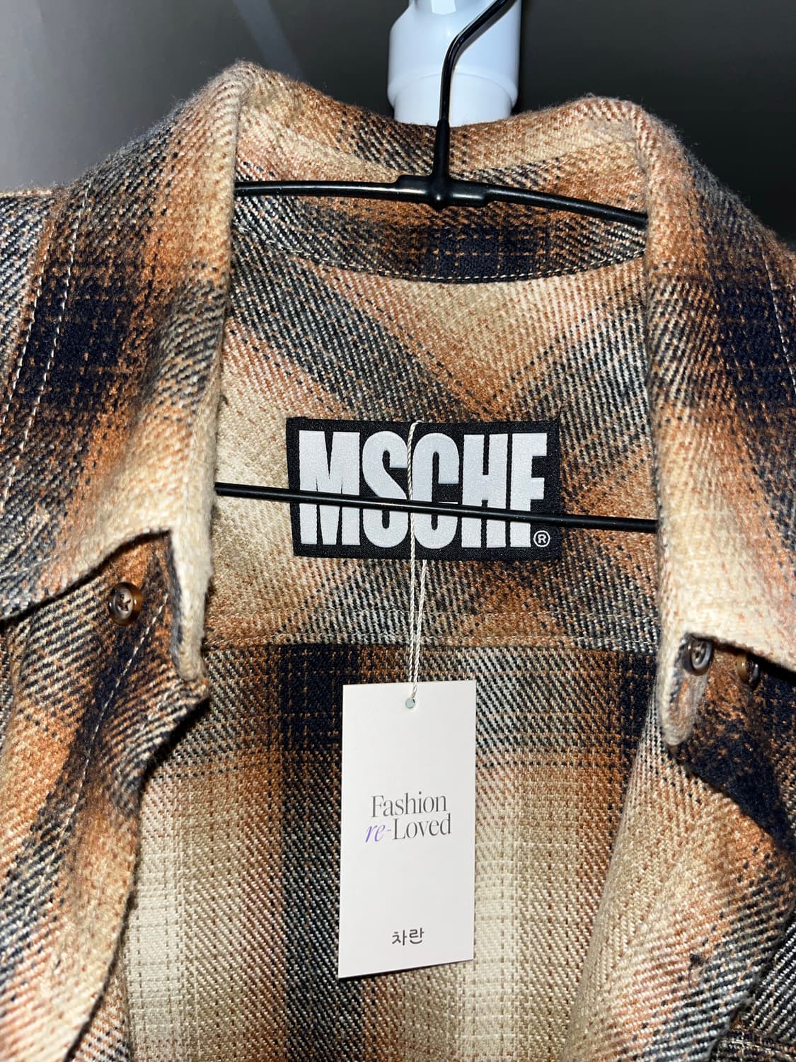 미스치프 체크 셔츠 상품이미지1